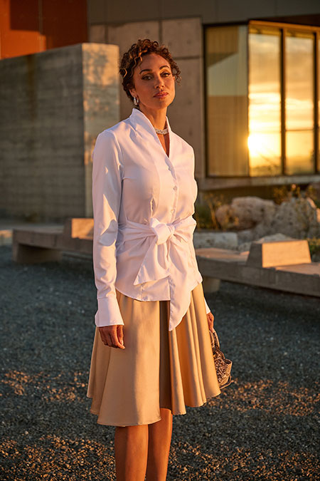White Cocktail Shirt