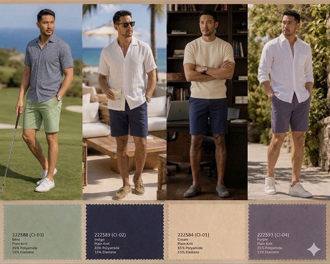 Omni-Stretch Knit Shorts
