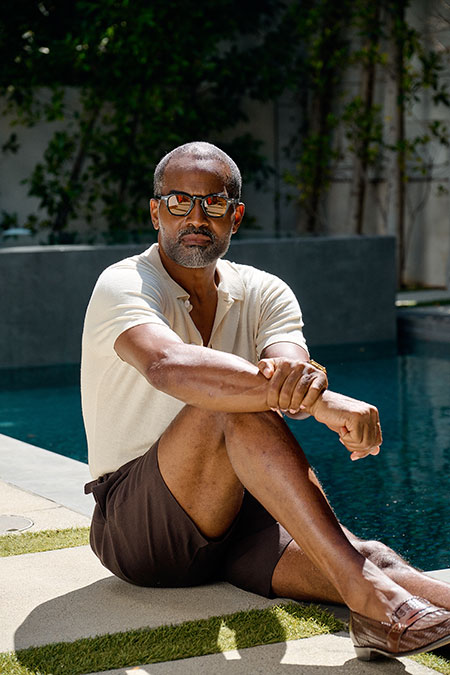 Chocolate Linen Shorts