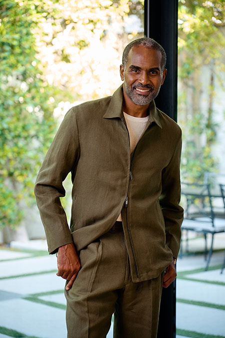 Forest Green Linen Driver