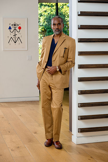 Camel Cotton Lounge Coat