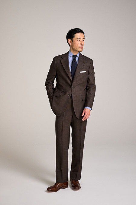 Brown Glen Plaid Suit