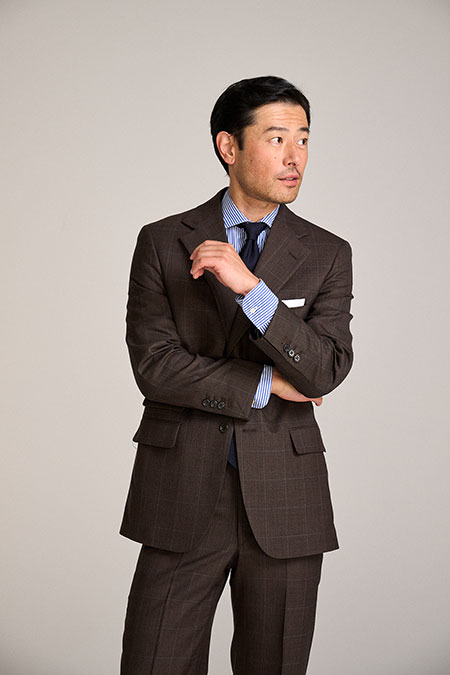 Brown Glen Plaid Suit