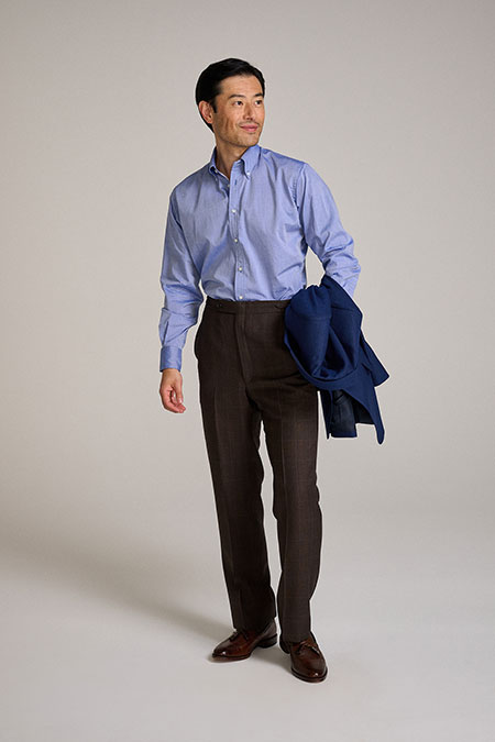 Chambray Cotton Dress Shirt