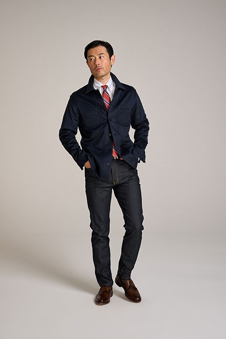 Men's Custom Capsule                                                                                                                                                                                                                                      , Navy Rhamnusia Overshirt