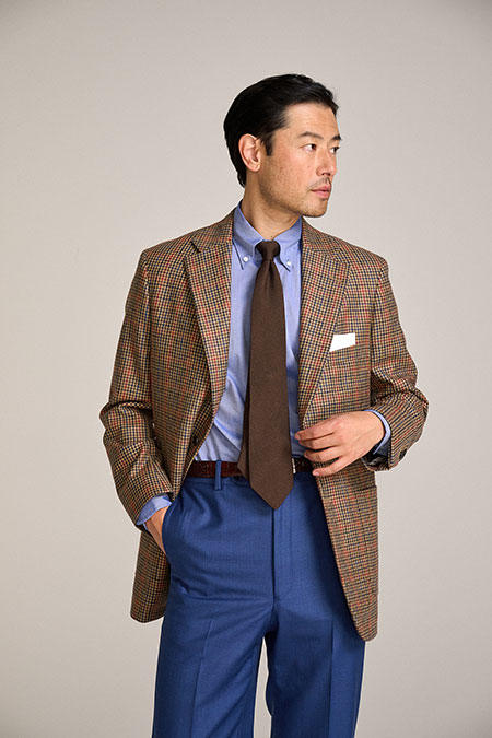 Men's Custom Capsule                                                                                                                                                                                                                                      , Tan Guncheck Sportscoat