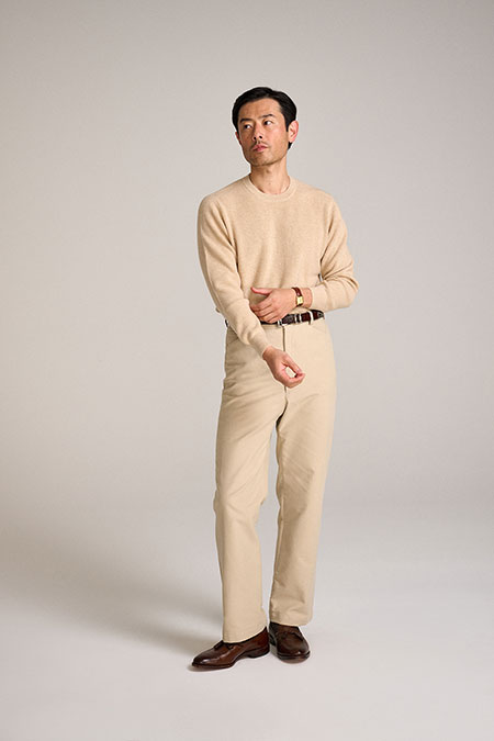 Light Tan Moleskin 5 Pocket Pant