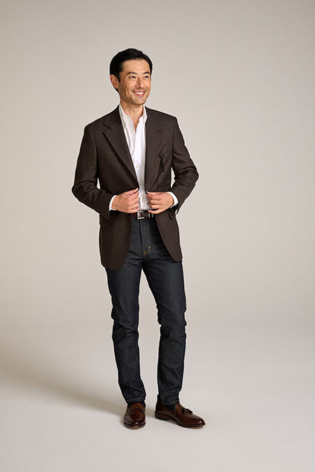 Brown Glen Plaid Suit Jacket