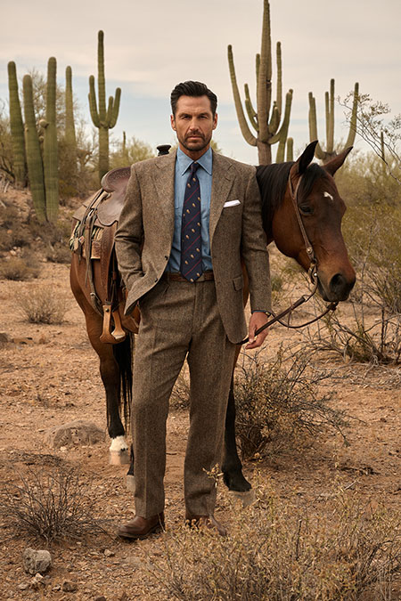 Brown Donegal Suit