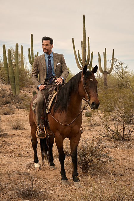Brown Donegal Suit