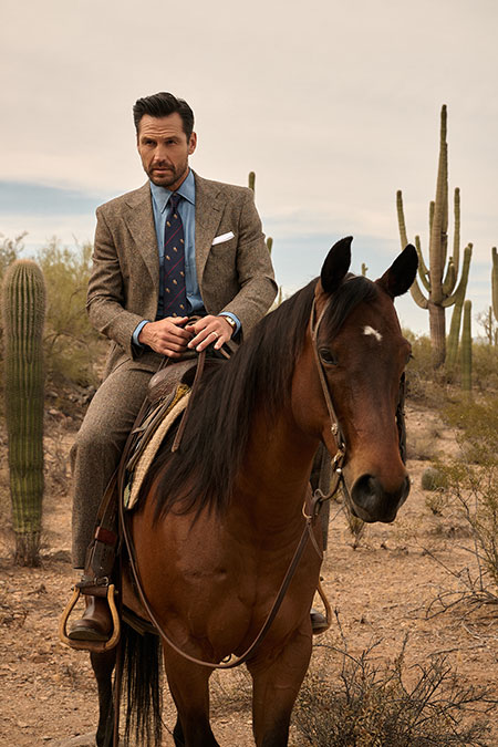 Brown Donegal Suit