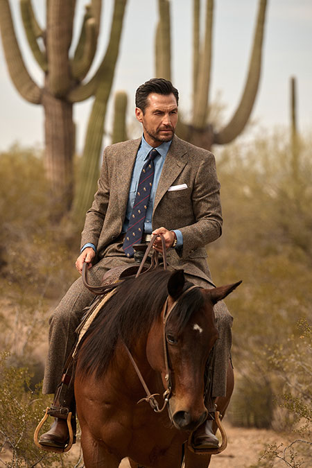 Brown Donegal Suit