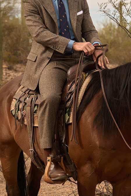 Brown Donegal Suit