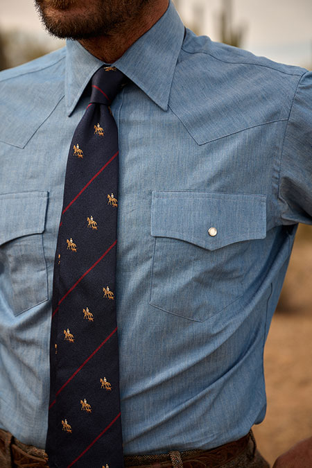 Light Blue Western Shirt