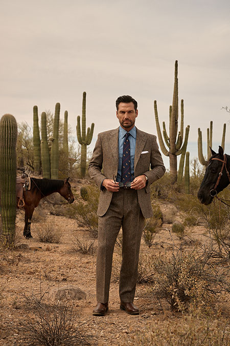 Brown Donegal Suit