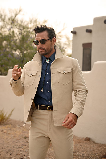 Tan Moleskin Jacket