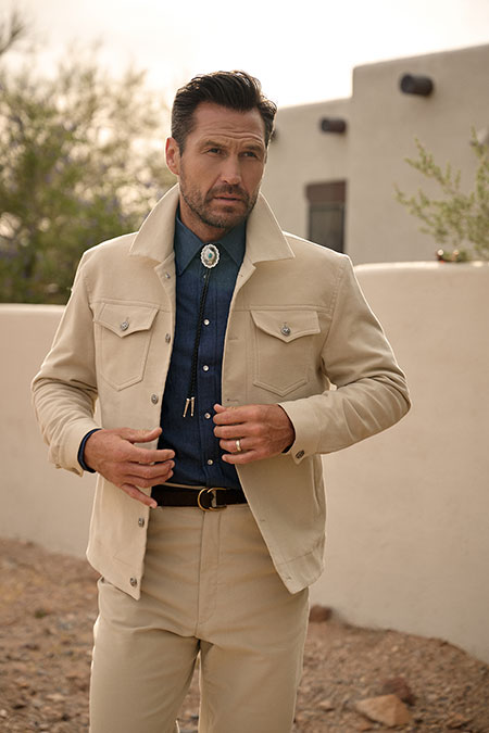 Tan Moleskin Jacket
