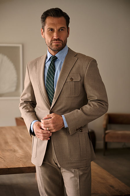 Brown Donegal Jacket
