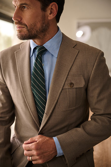 Brown Donegal Jacket