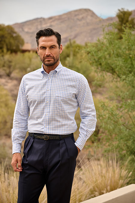 Blue Check Shirt