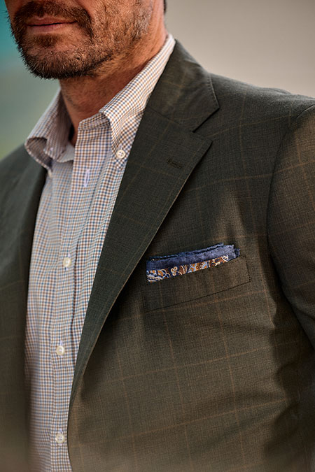 Blue & Brown Tattersall Shirt