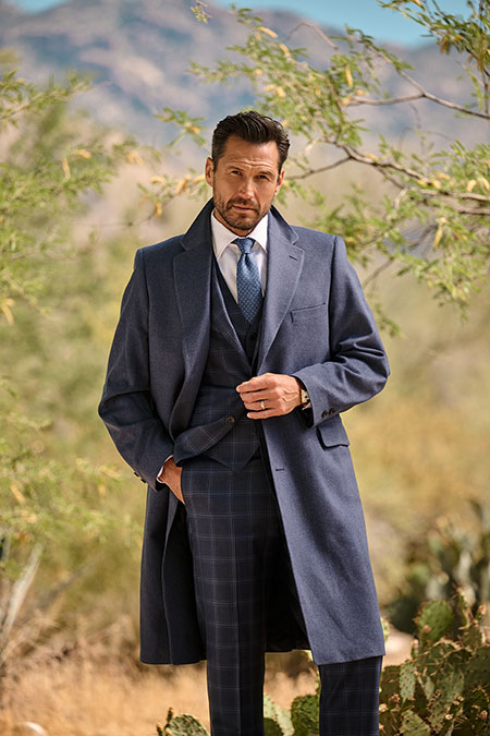Dark Blue Topcoat