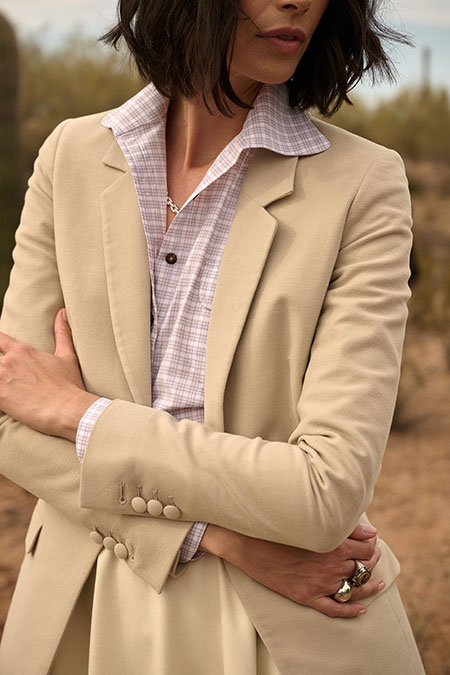 Women's FW26 Lookbook                                                                                                                                                                                                                                     , Light Tan Moleskin Jacket
