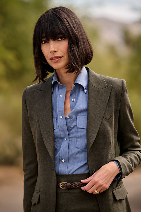 Forest Green Western Jacket