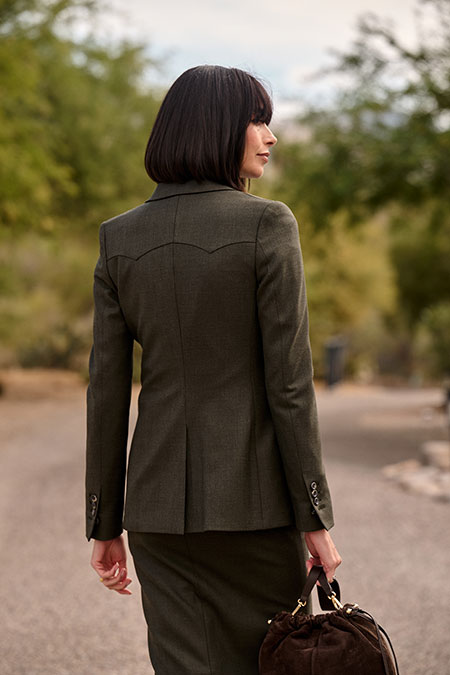 Forest Green Western Jacket