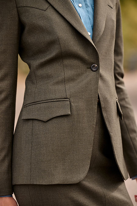 Forest Green Western Jacket