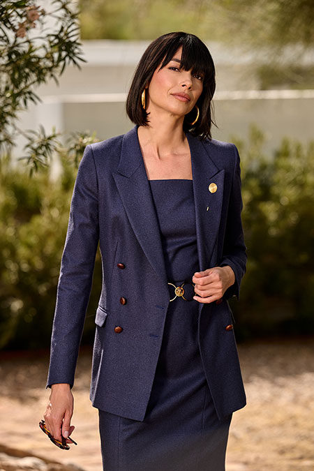 Royal Blue Donegal Jacket & Dress