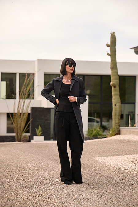 Black Moleskin Trouser