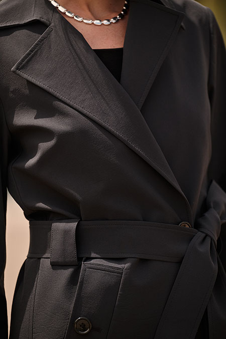 Midnight Navy Raincoat