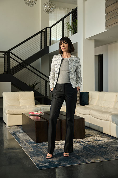 Women's FW26 Lookbook                                                                                                                                                                                                                                     , Black Flannel Trouser