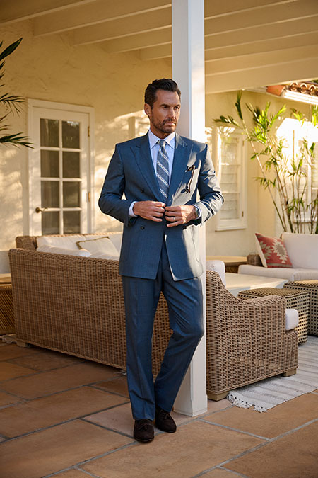 Jade Double Breasted Suit