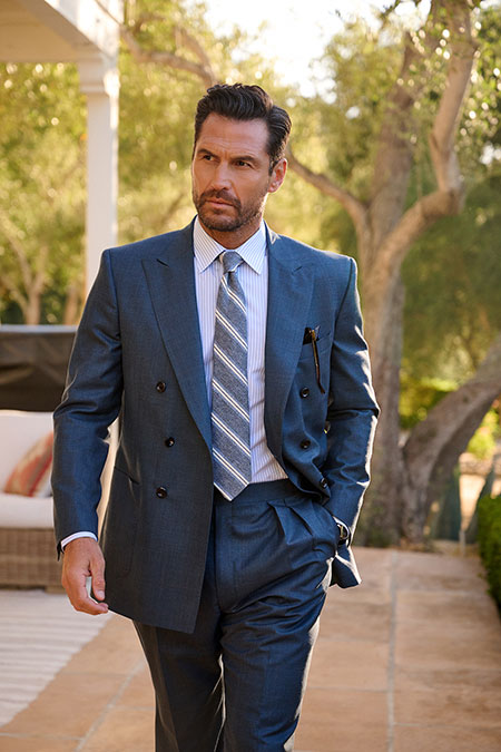 Jade Double Breasted Suit