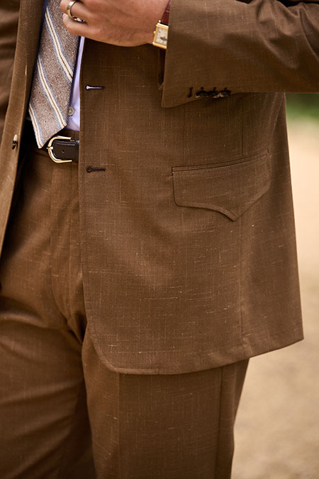 Brown Western Suit