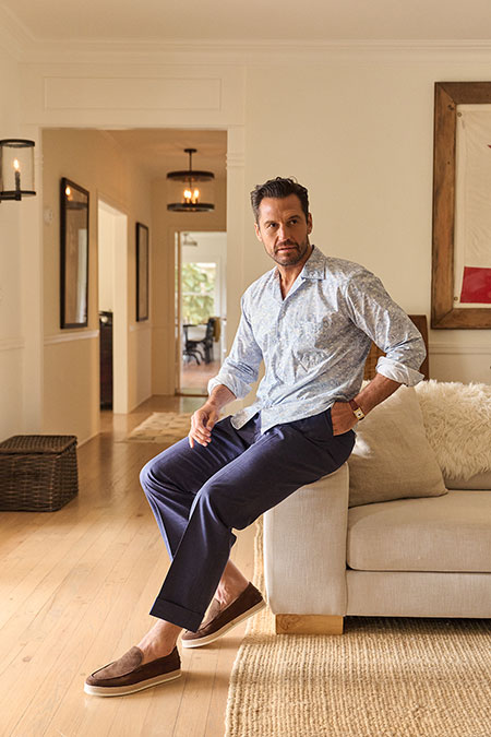 Spring Summer 26 Men's Lookbook                                                                                                                                                                                                                           , Sunbeam Long Sleeve Camp Shirt