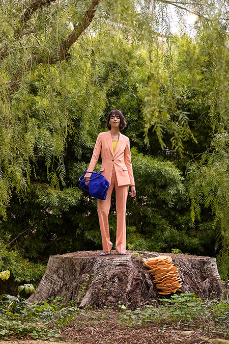 Peach Wool Suit