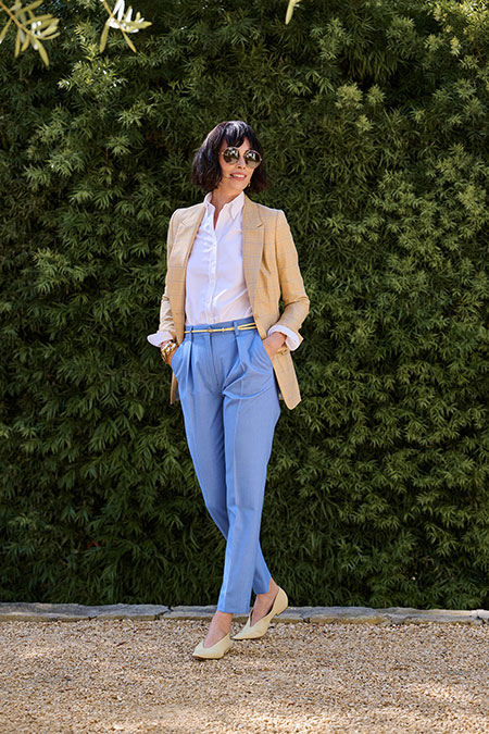 Light Blue Charlize Trousers