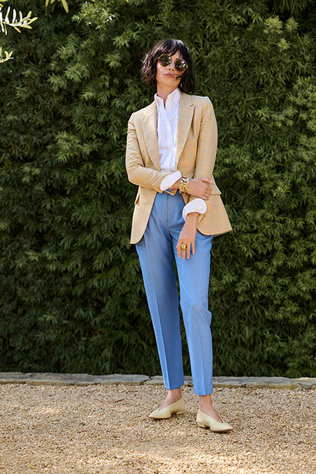 Spring Summer 26 Women's Lookbook                                                                                                                                                                                                                         , Light Blue Charlize Trousers