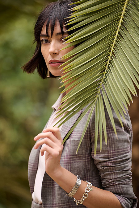 Gray Plaid Rita Jacket