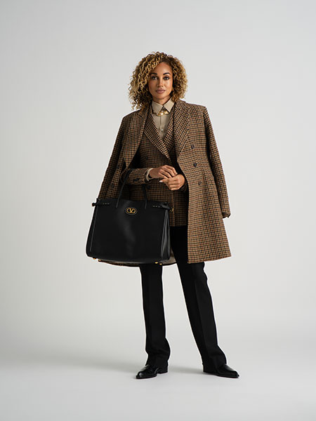 Holland & Sherry Harris Tweed Top Coat