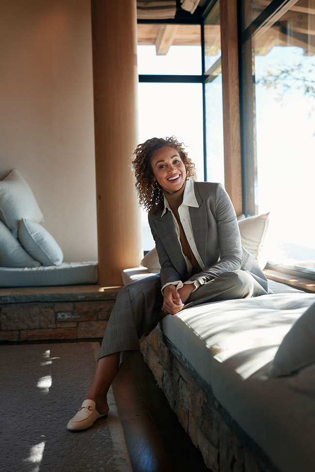 Tan Plaid Suit