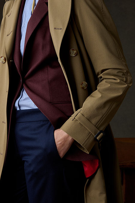 Tan Alexandra Trench Coat